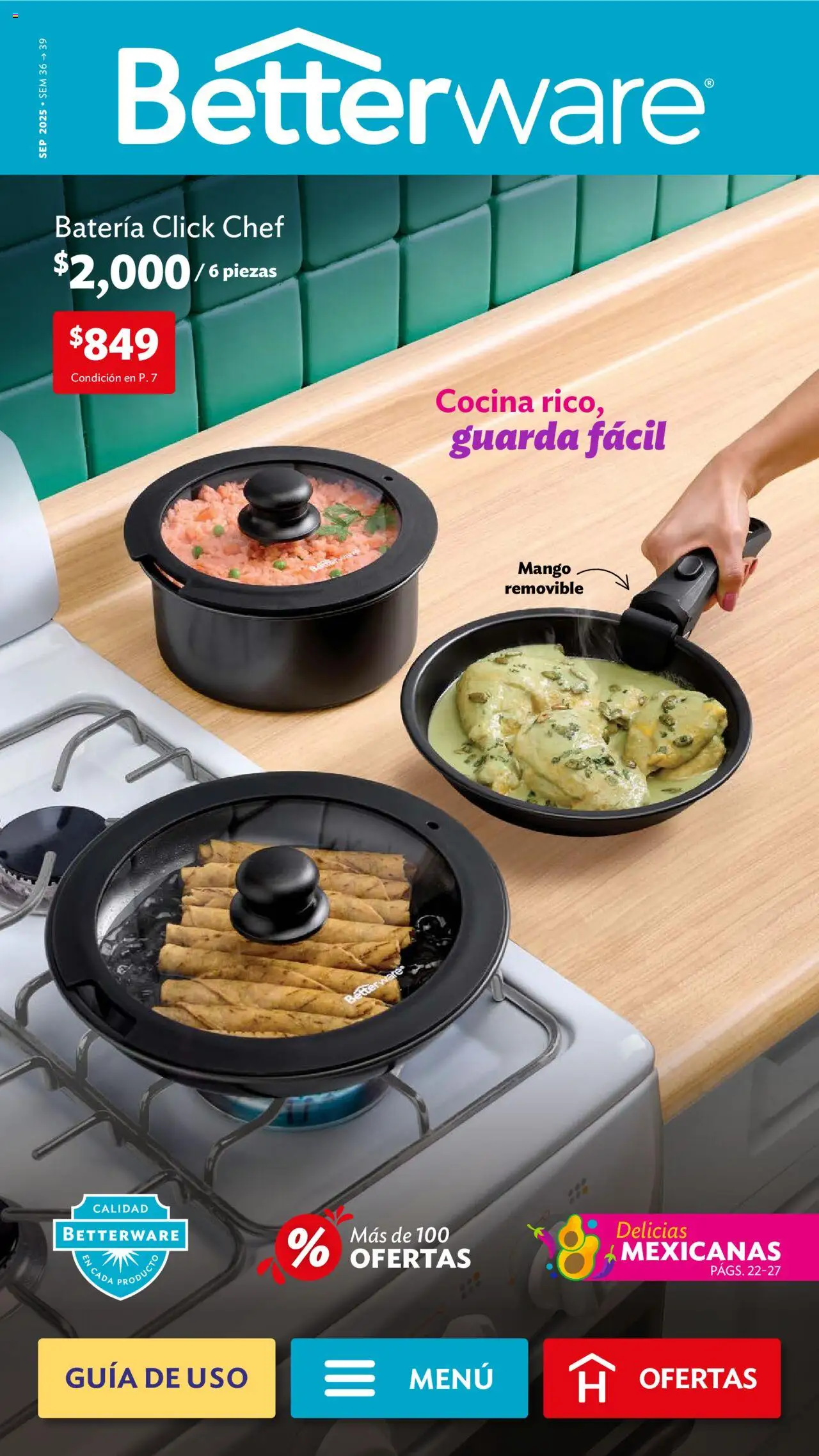 Campaña 9 2025 Betterware y sus promociones válidas desde el 01/09/2025 - Número de página 1