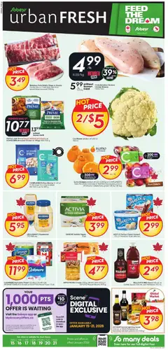 Un aperçu du dépliant Weekly Flyer - Urban Fresh du magasin Sobeys est valide à partir 15 janv. 2026