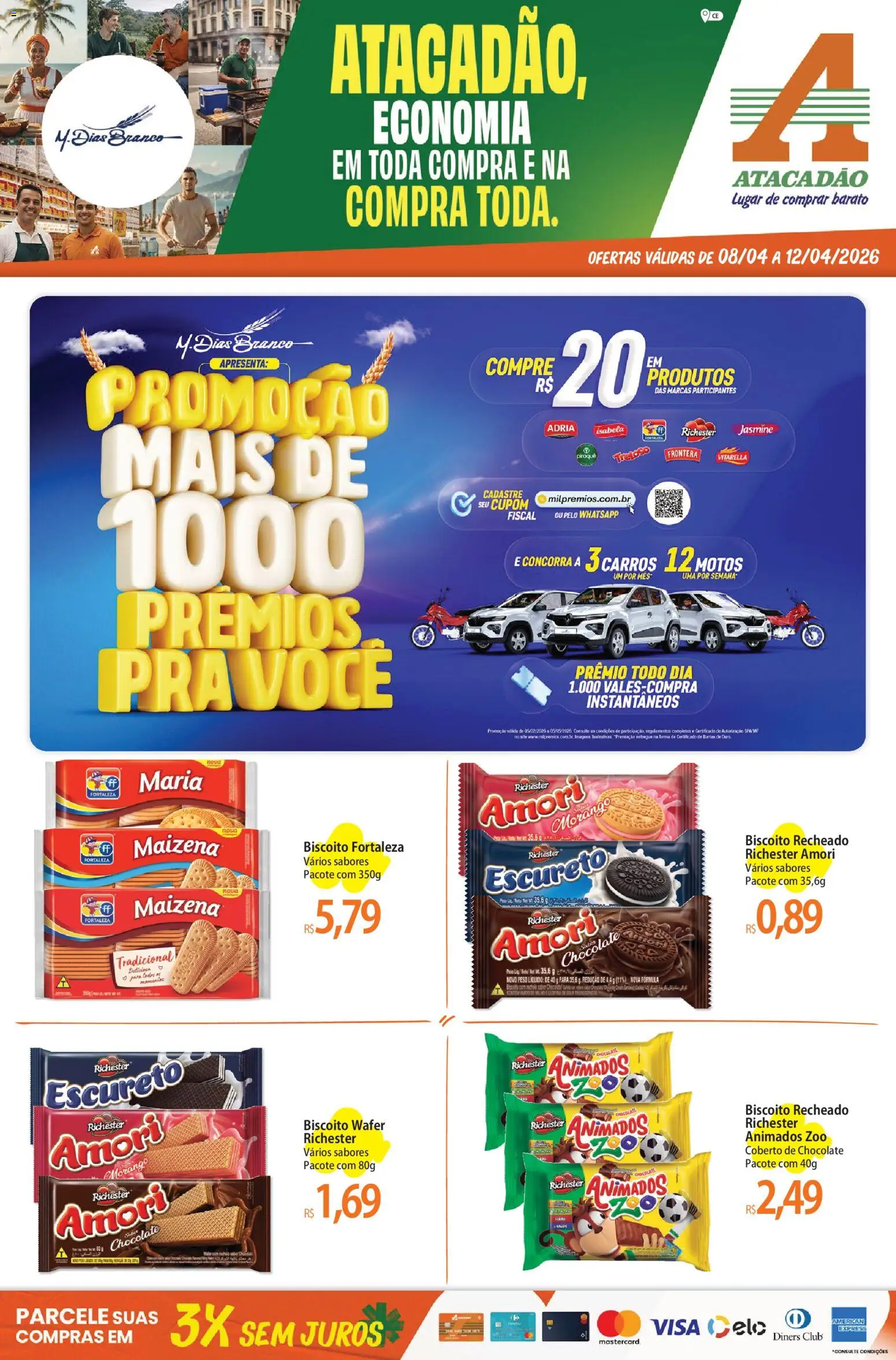 Pré-Visualização do folheto "Atacadão ofertas - CE" da loja Atacadão válido a partir de 08/04/2026