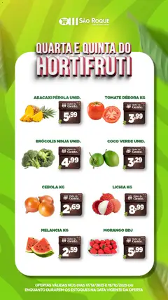 Pré-Visualização do folheto "Ofertas da semana" da loja São Roque Supermercados válido a partir de 17/12/2025