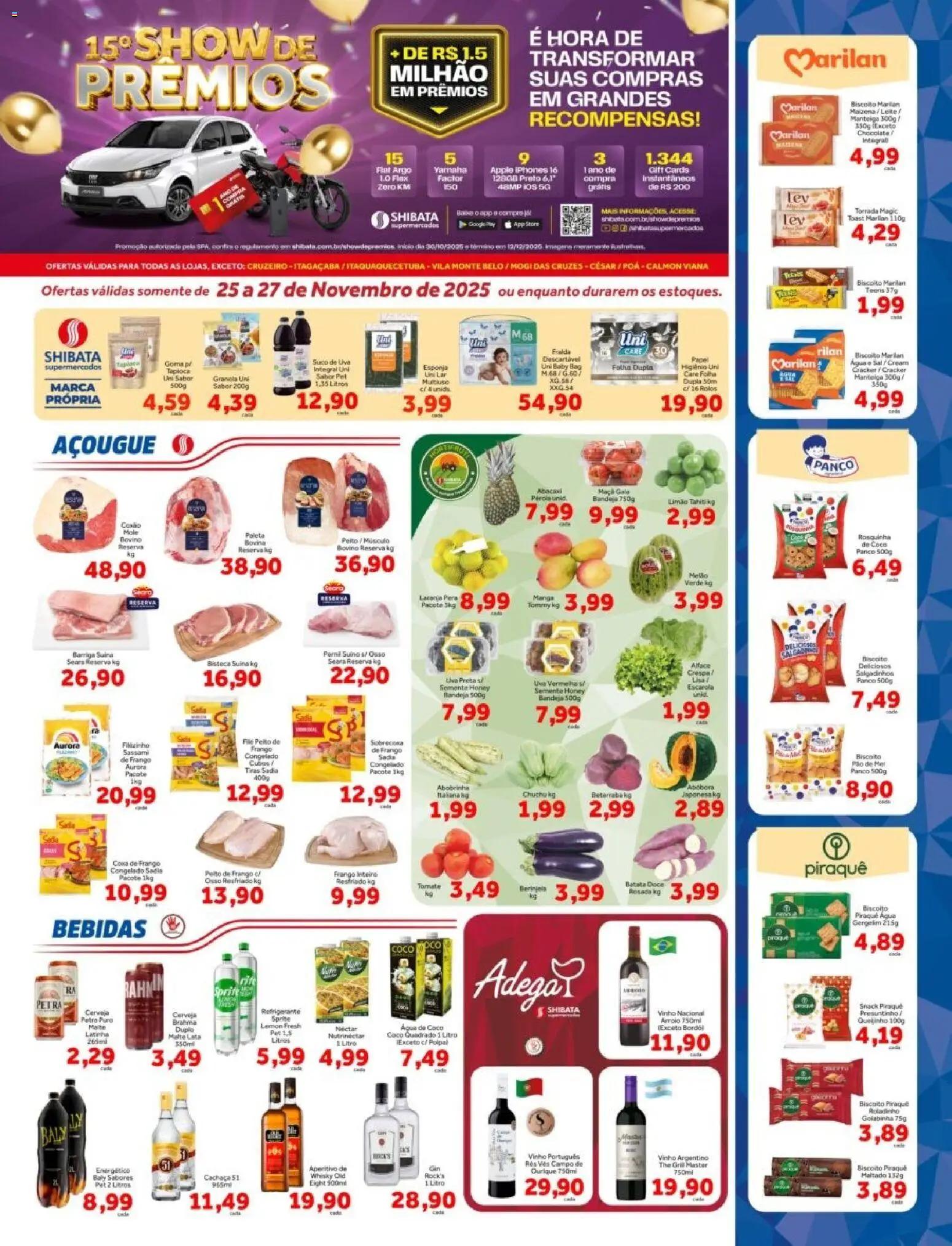 Pré-Visualização do folheto "Ofertas da semana" da loja Shibata válido a partir de 25/11/2025
