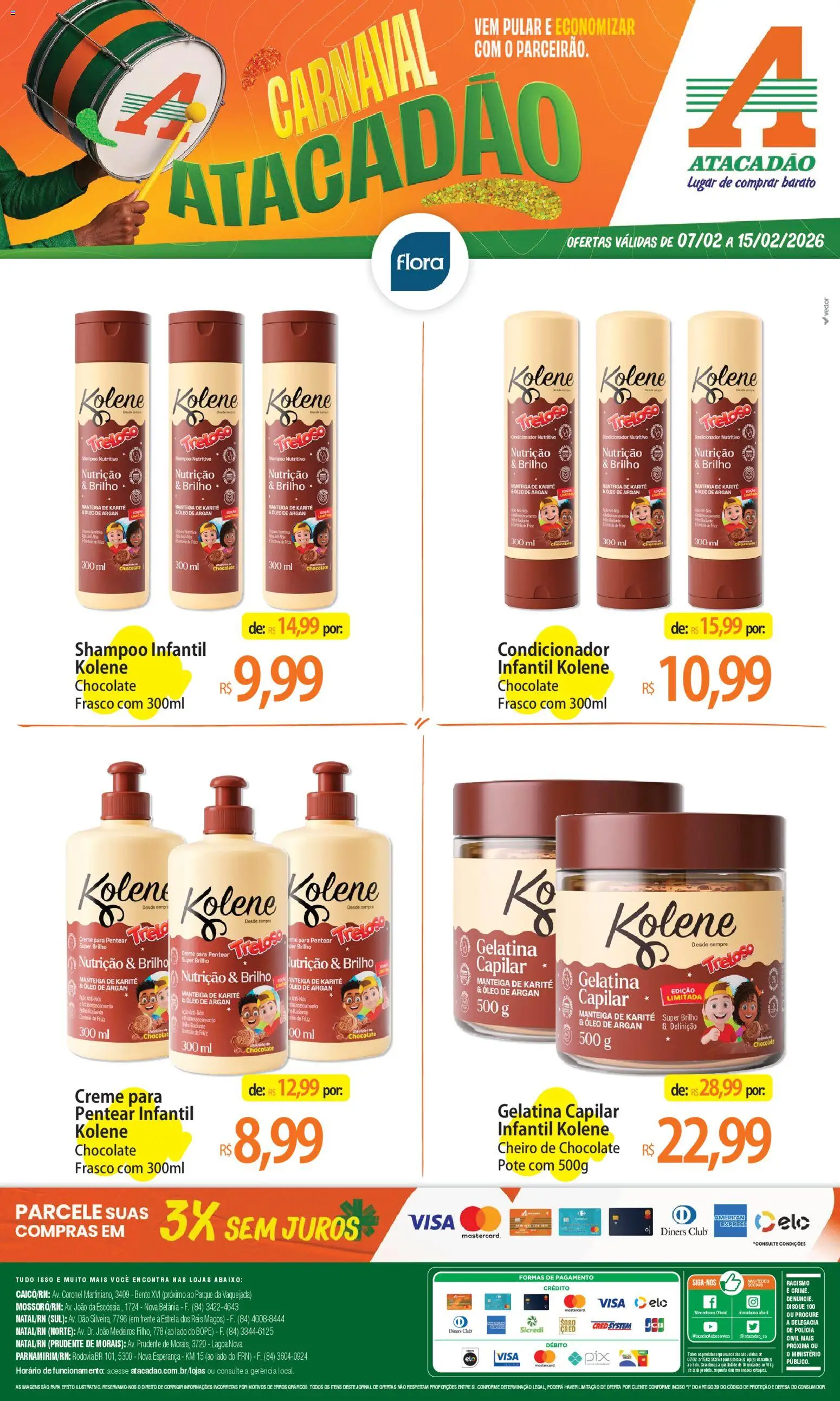 Pré-Visualização do folheto "Ofertas - RN" da loja Atacadão válido a partir de 07/02/2026