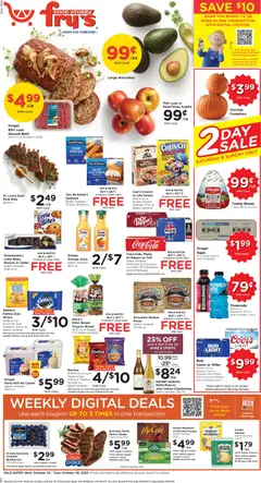 Ad Preview of Fry's Food Weekly Ad from 10/22/2025