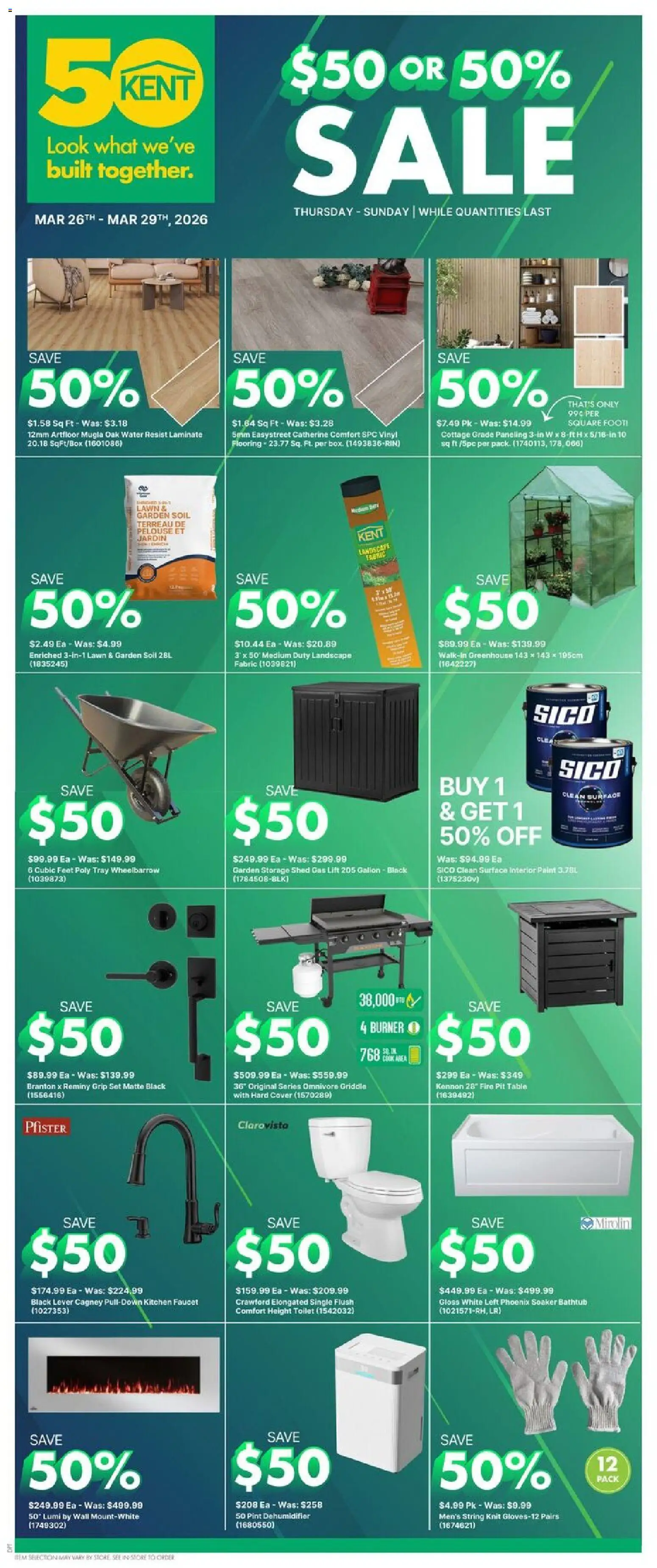 Preview of leaflet Kent weekly flyer / circulaire from shop Kent is valid from Mar 26, 2026