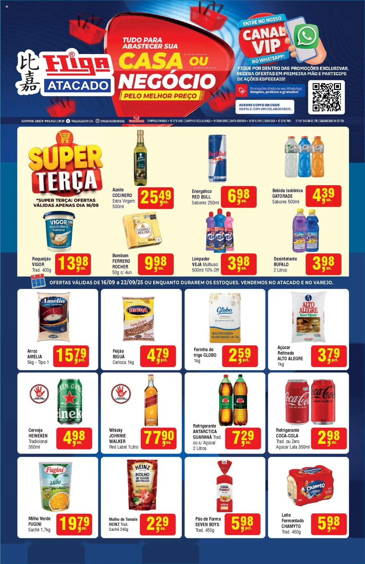 Higa Atacado folheto "Ofertas da semana" válido a partir de 16/09/2025 - número de página 1