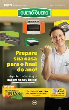 Pré-Visualização do folheto "Ofertas atuais" da loja Lojas Quero-Quero válido a partir de 14/10/2025