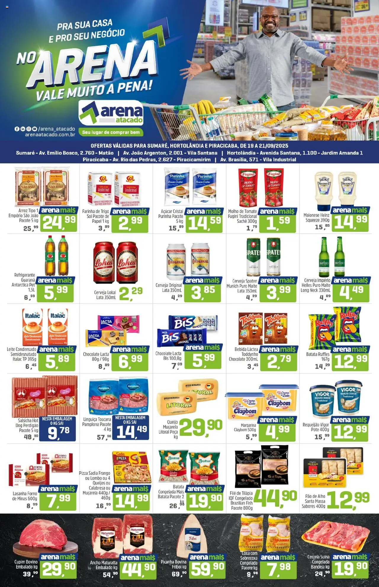 Arena Atacado folheto "Ofertas da semana" válido a partir de 19/09/2025 - número de página 1