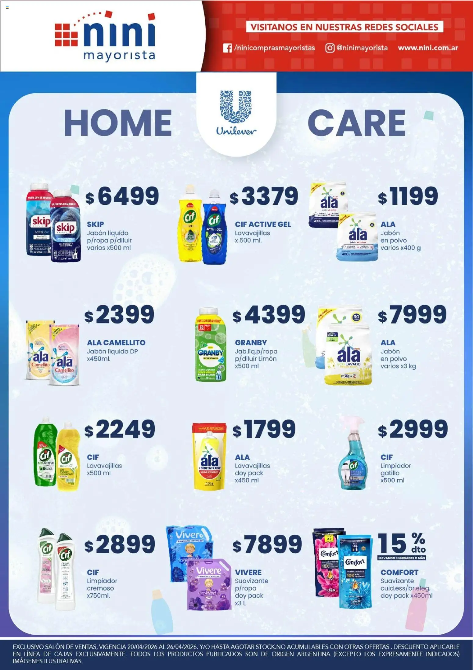 Vista previa del folleto de la tienda NINI Mayorista válido desde el 20/04/2026 