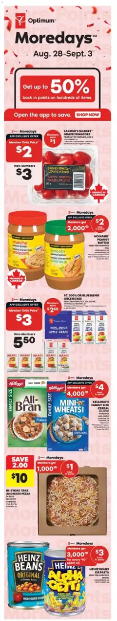 Un aperçu du dépliant Weekly flyer / circulaire du magasin Real Canadian Superstore est valide à partir 28 août 2025
