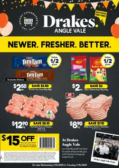 Preview of catalogue Angle Vale - SA from shop Drakes valid 01/10/2025