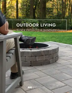 Ad Preview of Menards Outdoor Living Block Projects & Bundles from 03/13/2025