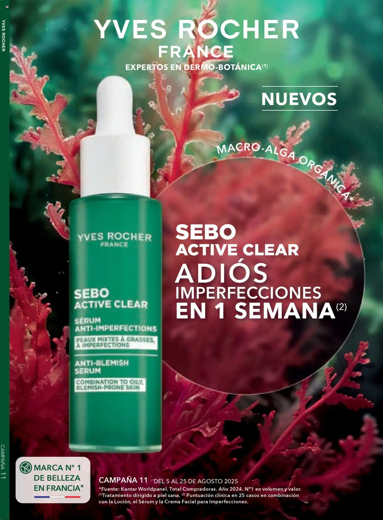 Campaña 11 2025 Yves Rocher y sus promociones válidas desde el 05/08/2025 - Número de página 1