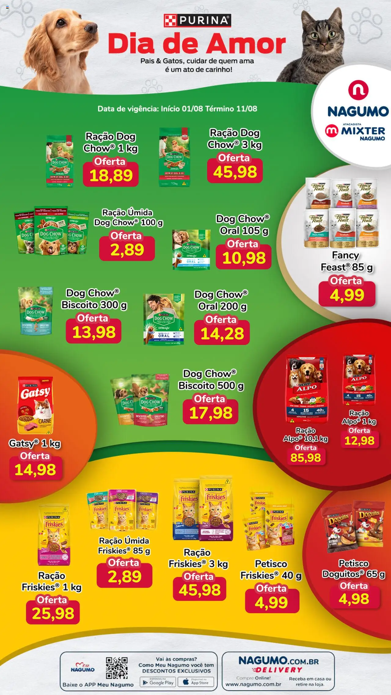 Nagumo folheto "Ofertas Dia de Amor" válido a partir de 01/08/2025 - número de página 1