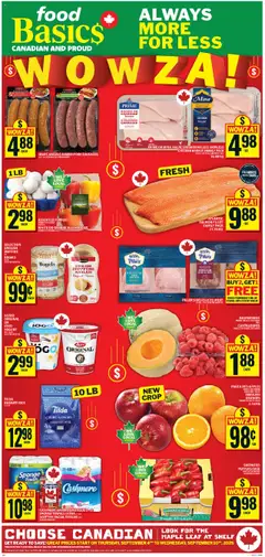 Un aperçu du dépliant Woodbridge du magasin Food Basics est valide à partir 4 sept. 2025