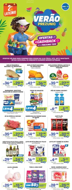 Pré-Visualização do folheto "Encarte" da loja Prezunic válido a partir de 12/01/2026