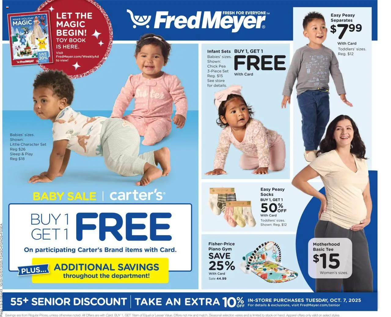 Fred Meyer Home & Apparel from 10/01/2025 - Flyer - Page number 1