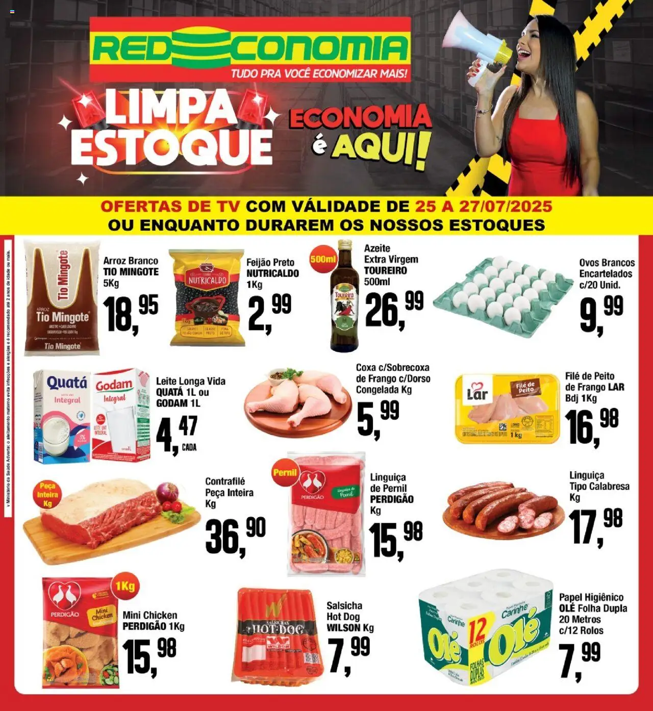RedEconomia folheto "Encarte" válido a partir de 25/07/2025 - número de página 1