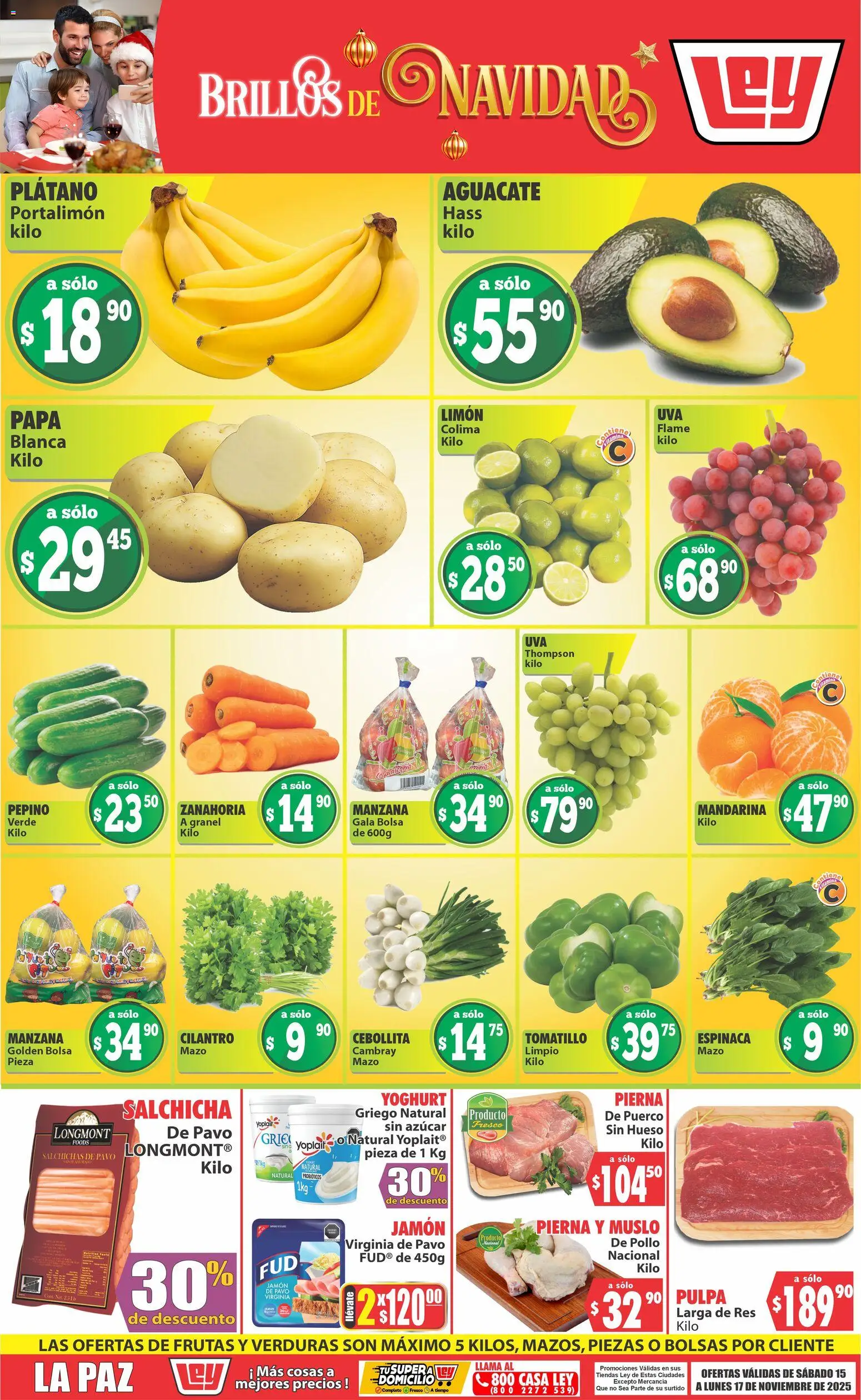 Vista previa las ofertas de la tienda Casa Ley - Folleto Ofertas desde el 15/11/2025 