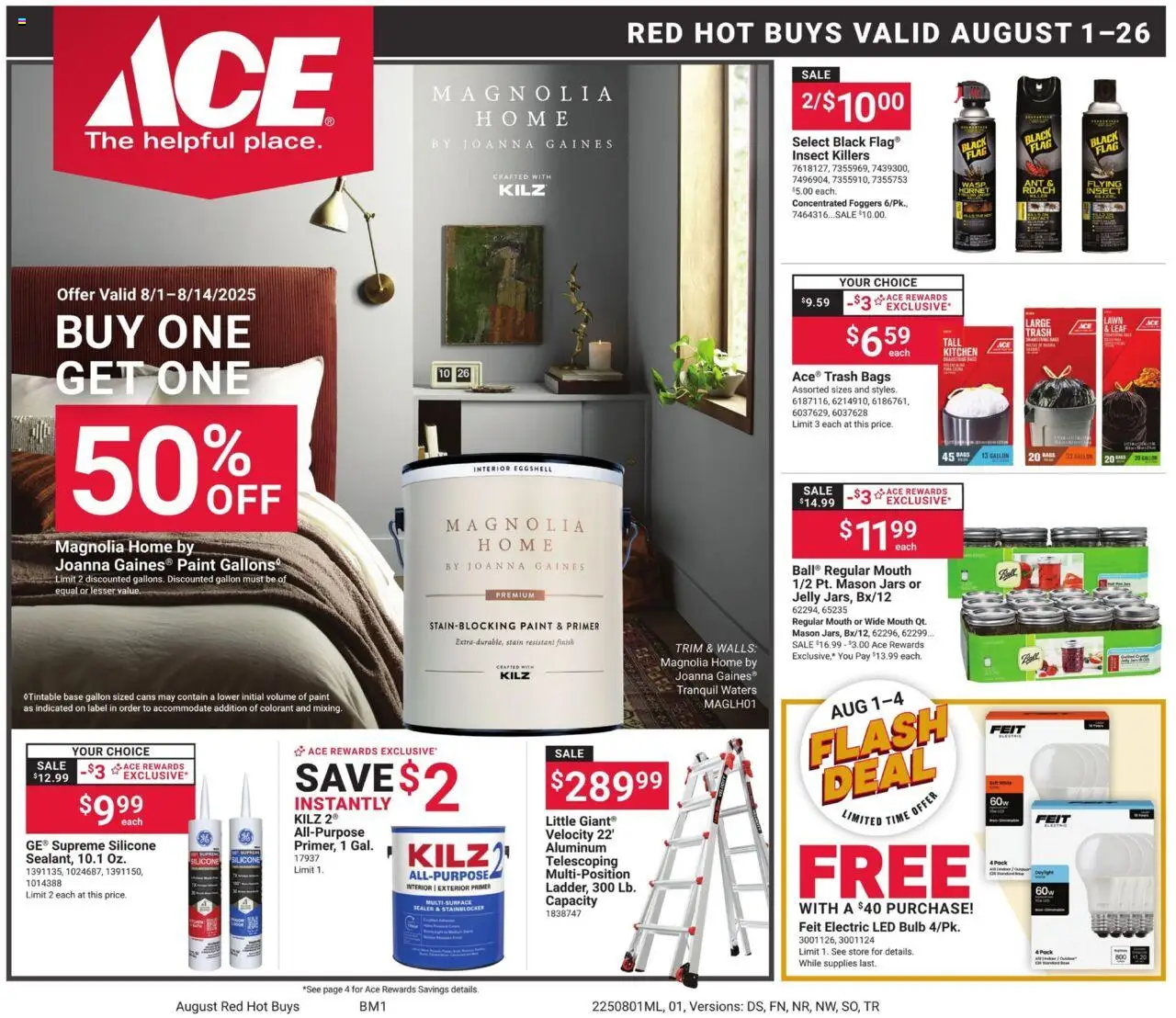 ACE Hardware Corporate Ad - IN from 08/01/2025 - Flyer - Page number 1 - Trim