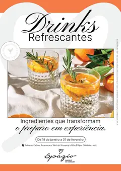 Pré-Visualização do folheto "Ofertas Drink Refrescantes" da loja Mateus válido a partir de 19/01/2026