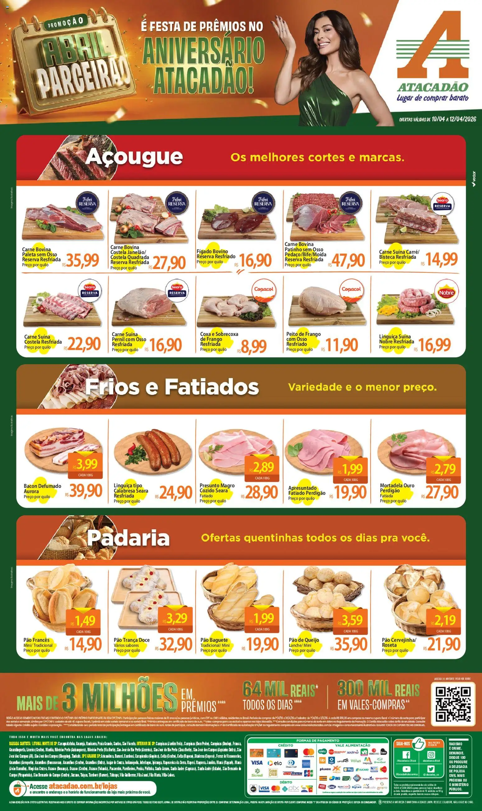 Pré-Visualização do folheto "Atacadão ofertas - SP" da loja Atacadão válido a partir de 10/04/2026
