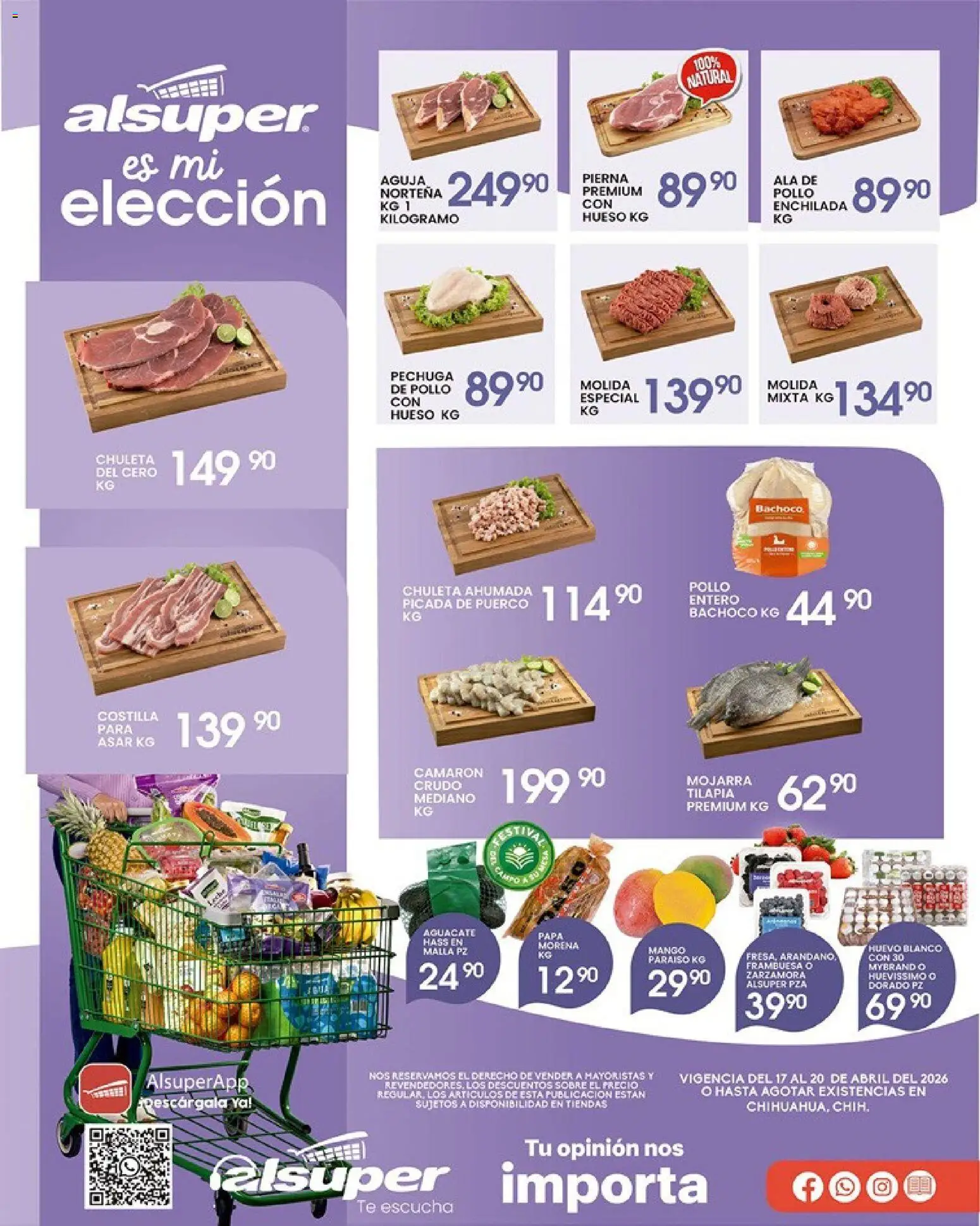Vista previa las ofertas de la tienda Alsuper - Alsuper folleto Chihuahua-Ciudad desde el 17/04/2026 