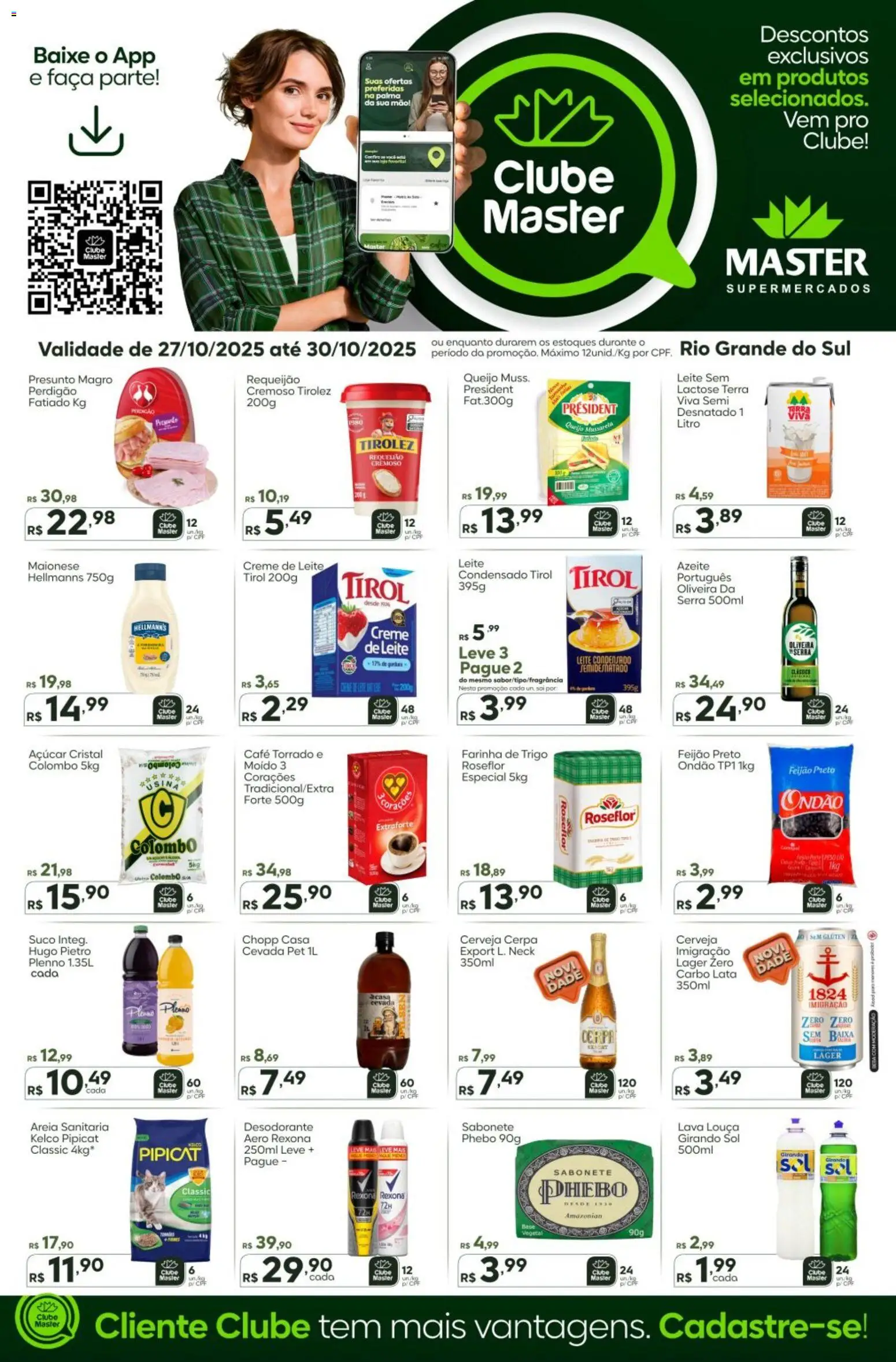 Master folheto "Ofertas da semana" válido a partir de 27/10/2025 - número de página 1
