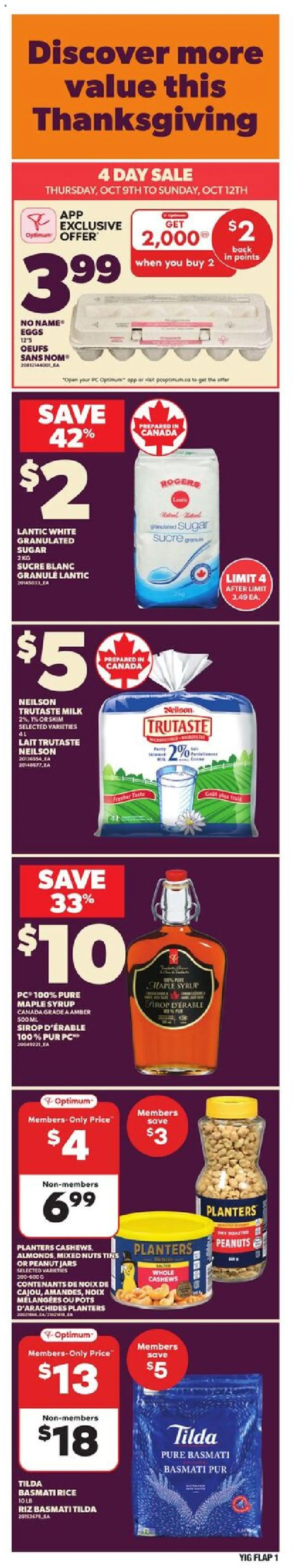 Independent Grocer flyer valid from Oct 09, 2025 - page number 1