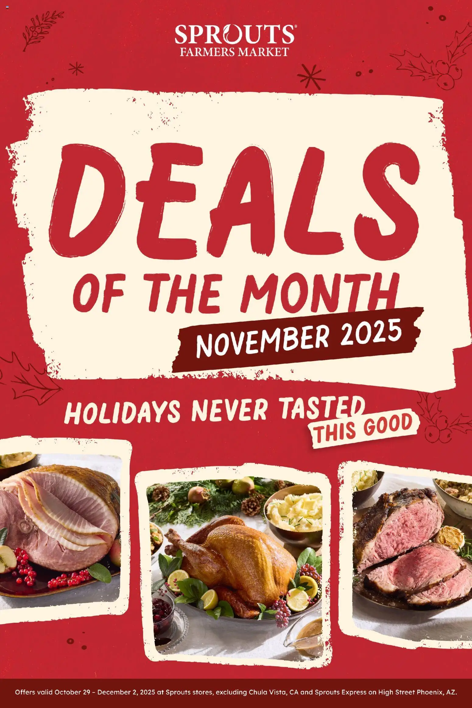 Ad Preview of Sprouts Monthly Ad from 10/29/2025