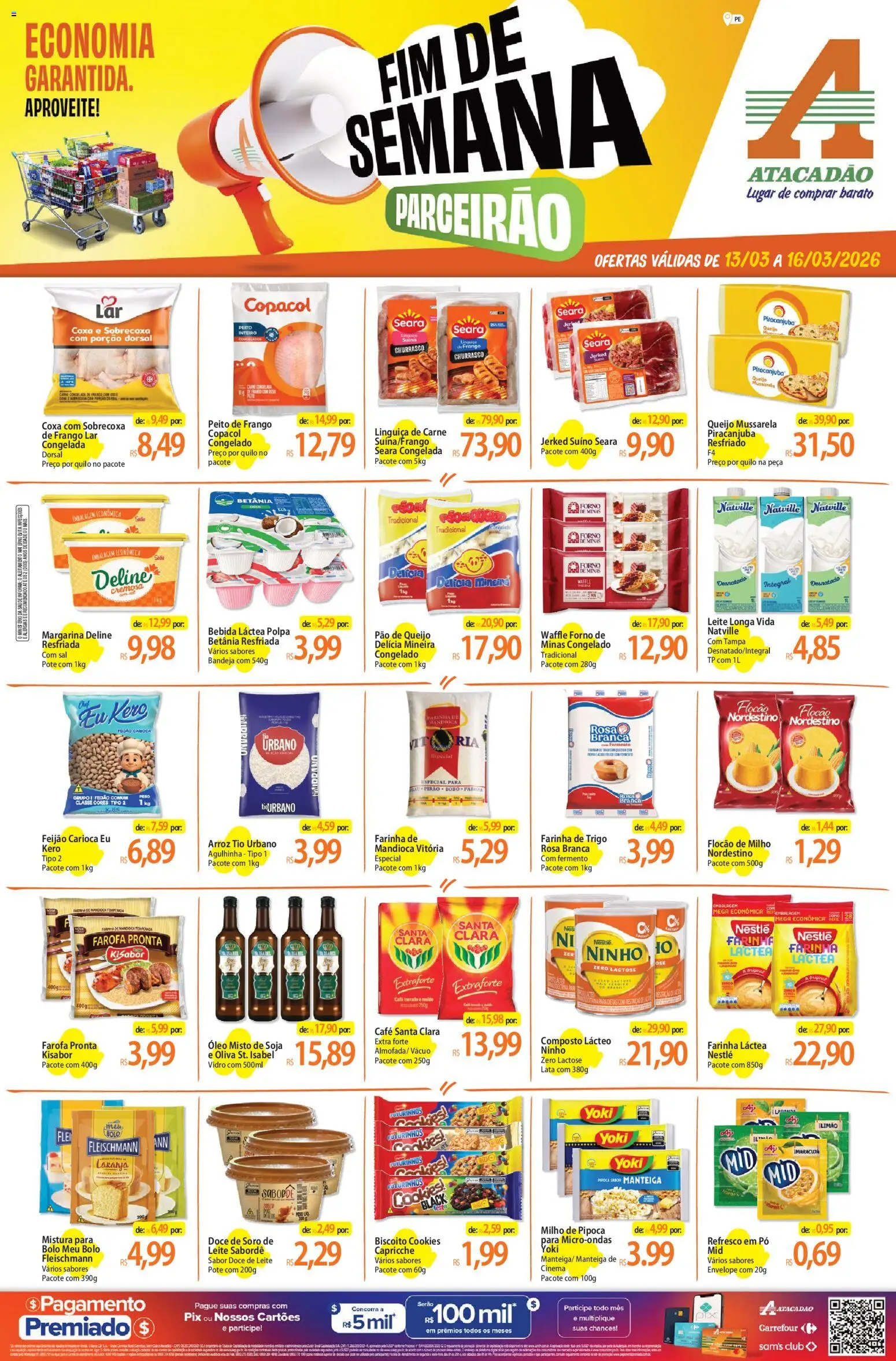 Pré-Visualização do folheto "Atacadão ofertas - PE" da loja Atacadão válido a partir de 13/03/2026