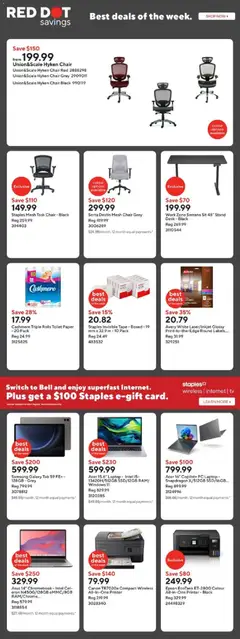 Preview of leaflet Weekly flyer / circulaire from shop Staples is valid from Oct 24, 2025 | Page: 2