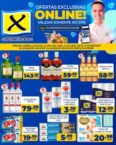 Pré-Visualização do folheto "Ofertas Especiais" da loja X Supermercados válido a partir de 28/07/2025