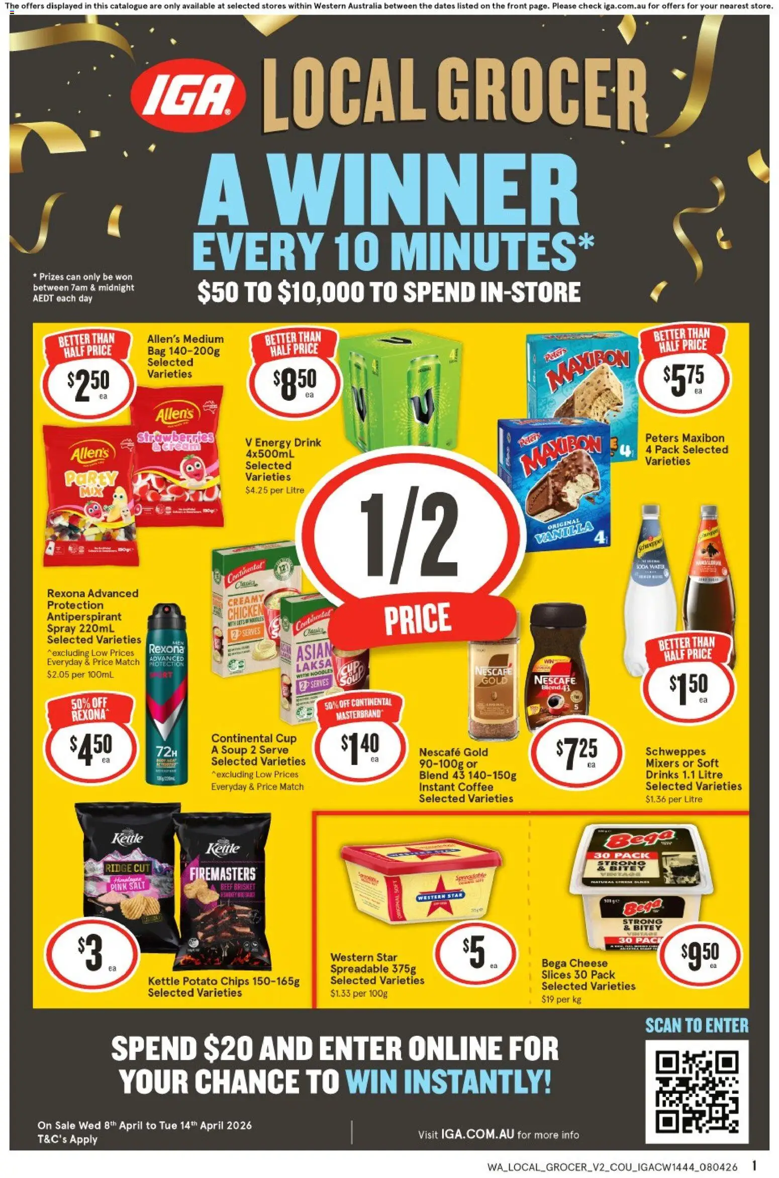 Preview of catalogue IGA Local Grocer NT/WA from shop IGA valid 08/04/2026