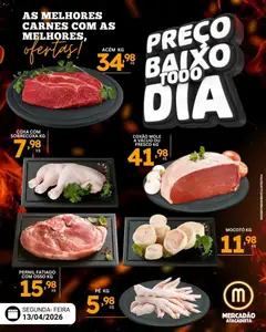 Pré-Visualização do folheto "Mercadão Atacadista ofertas Carne" da loja Mercadão Atacadista válido a partir de 13/04/2026