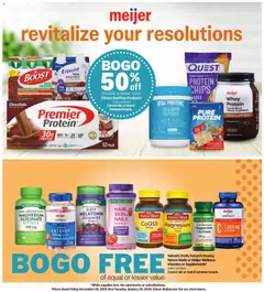 Ad Preview of Meijer Revitalize Your Resolutions from 12/26/2025