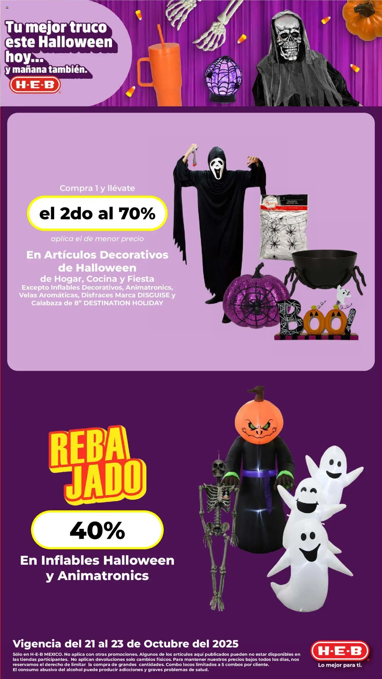 Vista previa las ofertas de la tienda H-E-B - Folleto desde el 21/10/2025 