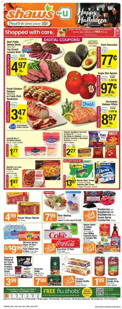Ad Preview of Shaw's Weekly Ad - RI from 10/31/2025