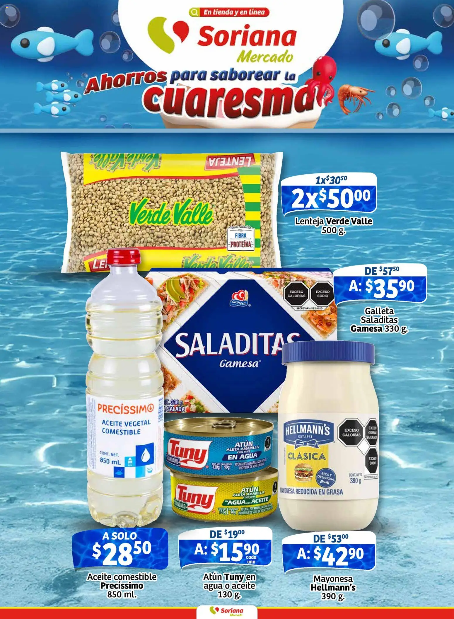 Vista previa las ofertas de la tienda Soriana - Soriana Pesito Valedor Mercado: Ags, Col, Gto, Jal, Mich desde el 27/02/2026 