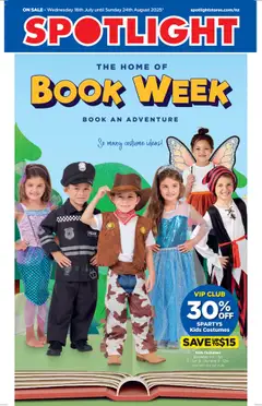Preview of catalogue The Home of Book Week from shop Spotlight valid 16 Jul 2025