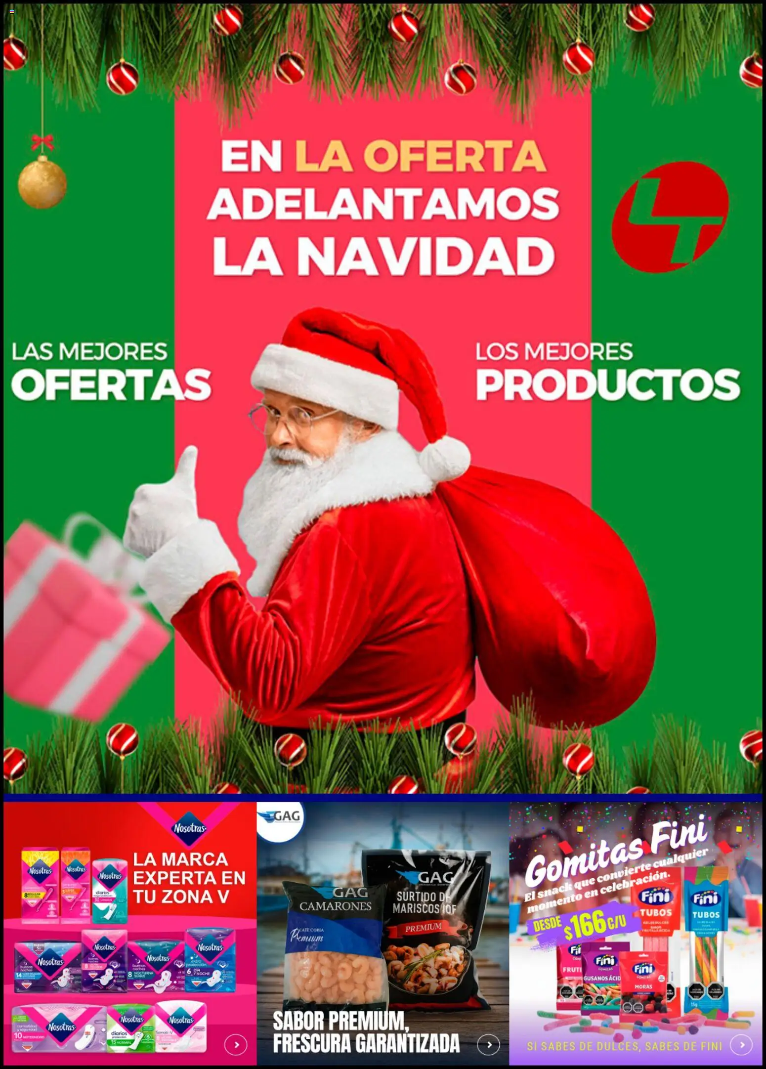 Folleto de la tienda La Oferta válido desde el 03.12.2025 - Dulces, Mariscos, Gomitas, Tubos