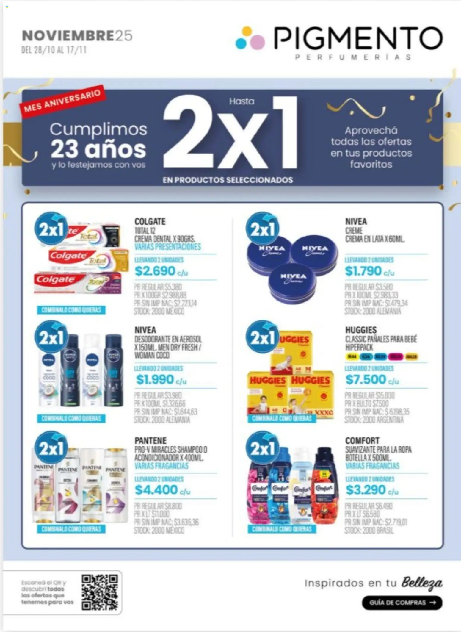 Vista previa del folleto de la tienda Pigmento válido desde el 28/10/2025 