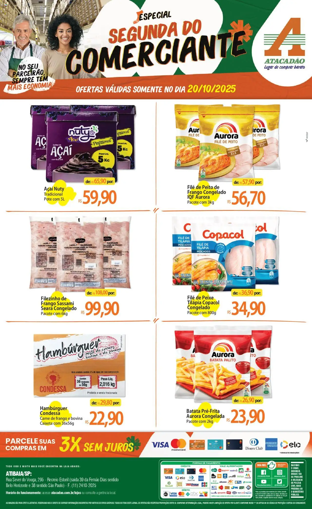 Atacadão folheto "Ofertas - SP" válido a partir de 20/10/2025 - número de página 1