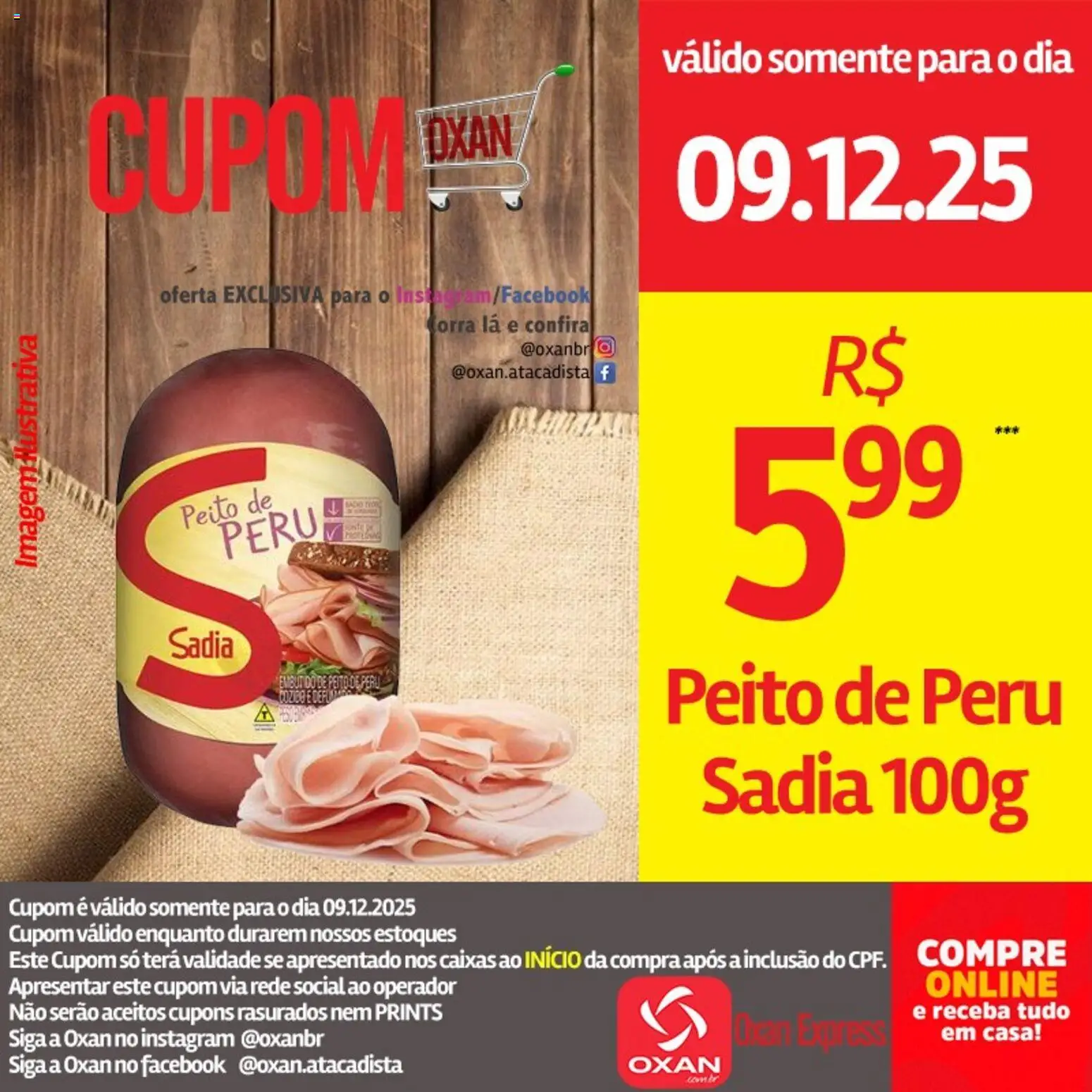 Pré-Visualização do folheto "Ofertas da semana" da loja Oxan Atacadista válido a partir de 09/12/2025