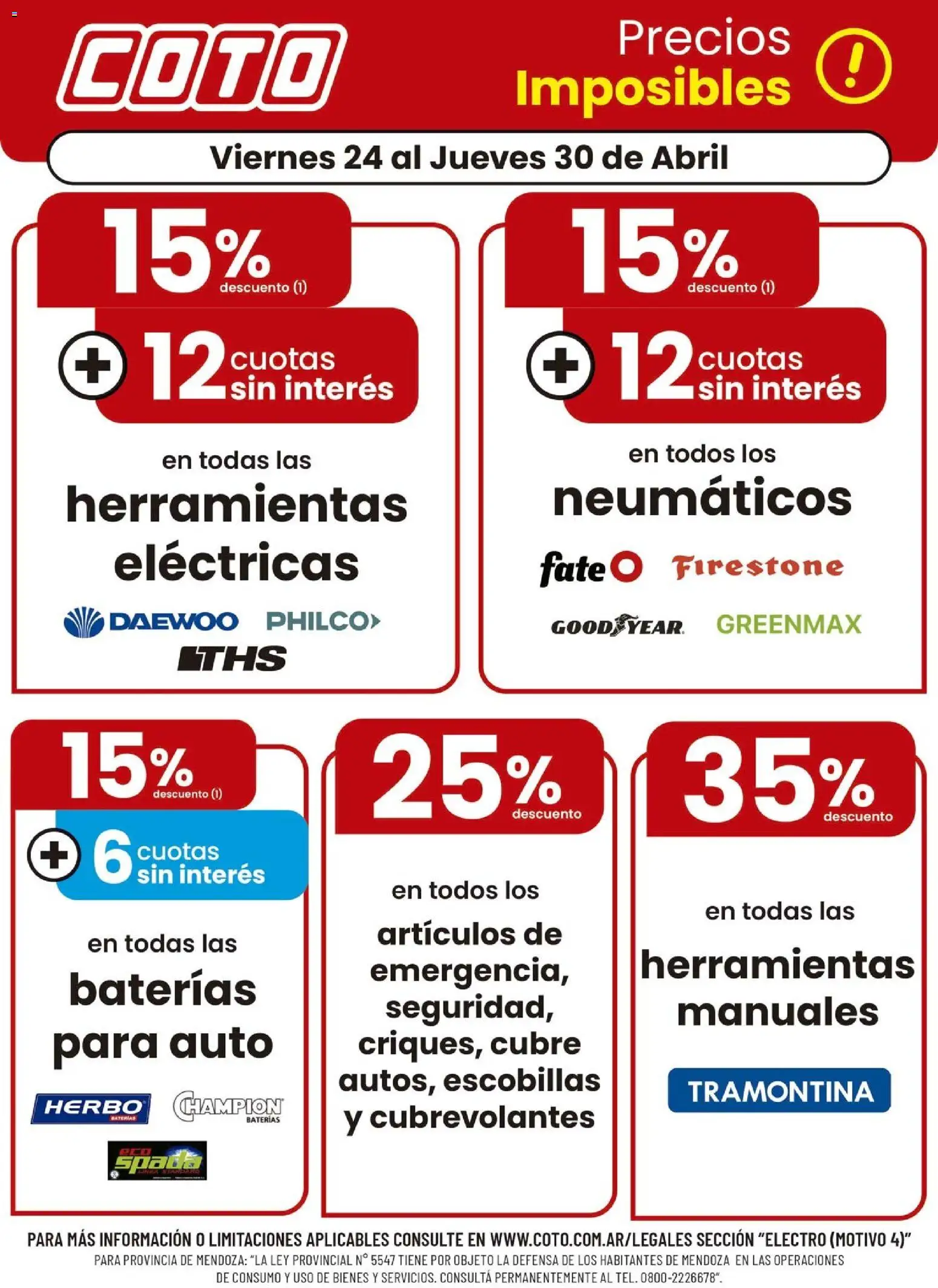 Vista previa del folleto de la tienda Coto válido desde el 24/04/2026 