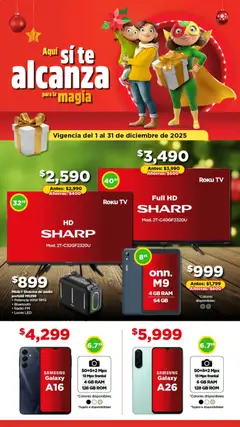 Vista previa las ofertas de la tienda Bodega Aurrerá - Folleto Navidad desde el 01/12/2025 