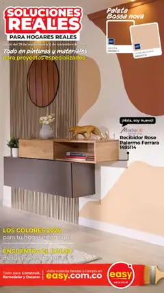  Vista previa del prospecto Catálogo del almacen Easy válida del 29/09/2025 al 06/11/2025