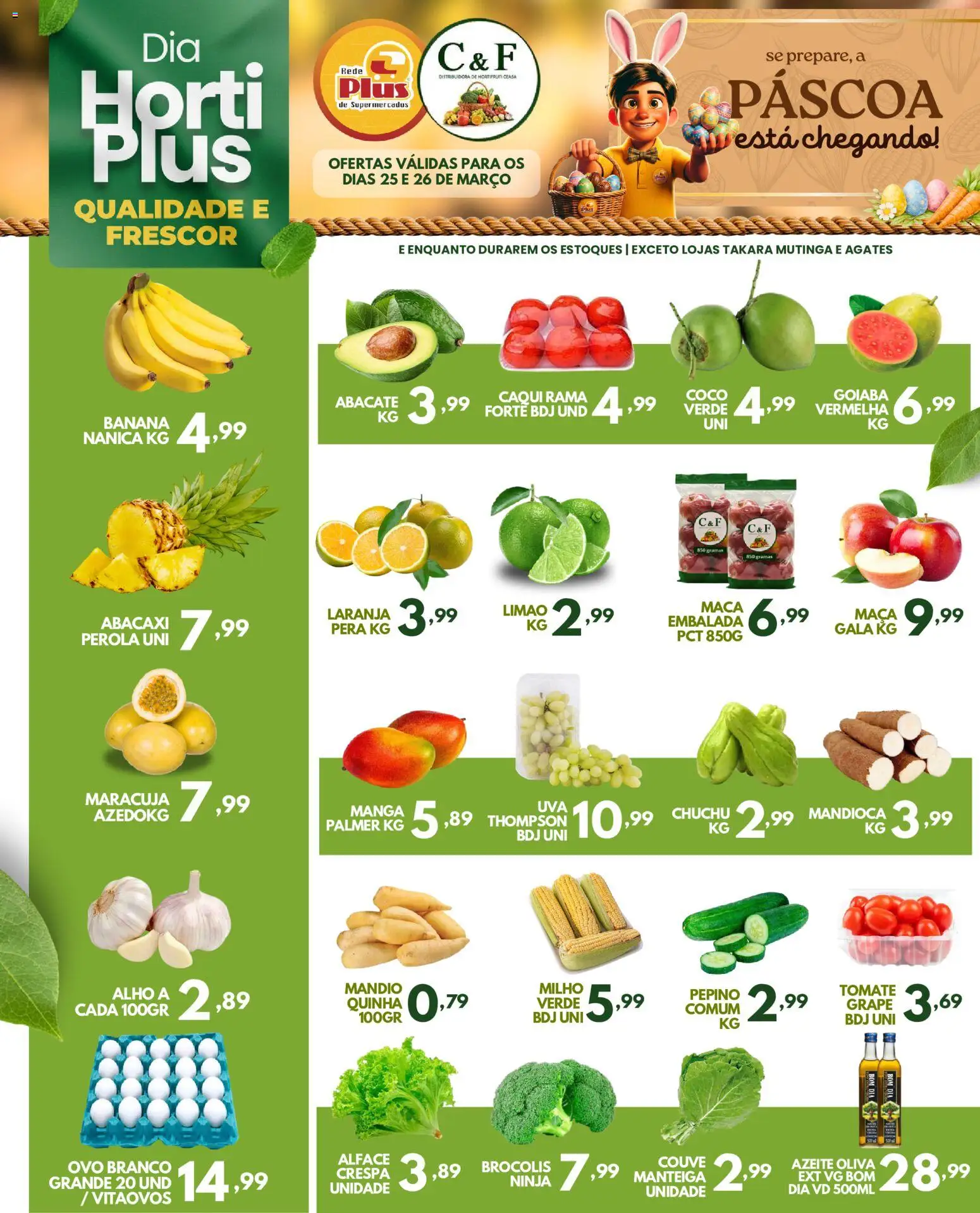 Pré-Visualização do folheto "Rede Plus Supermercados - Ofertas da semana" da loja Rede Plus Supermercados válido a partir de 25/03/2026