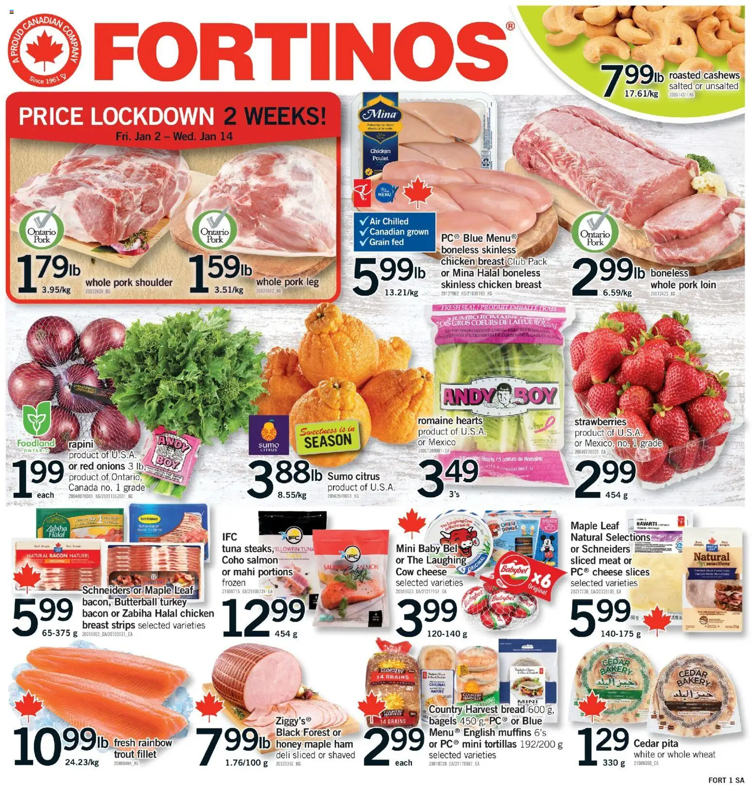 Preview of leaflet Brampton from shop Fortinos is valid from Jan 01, 2026