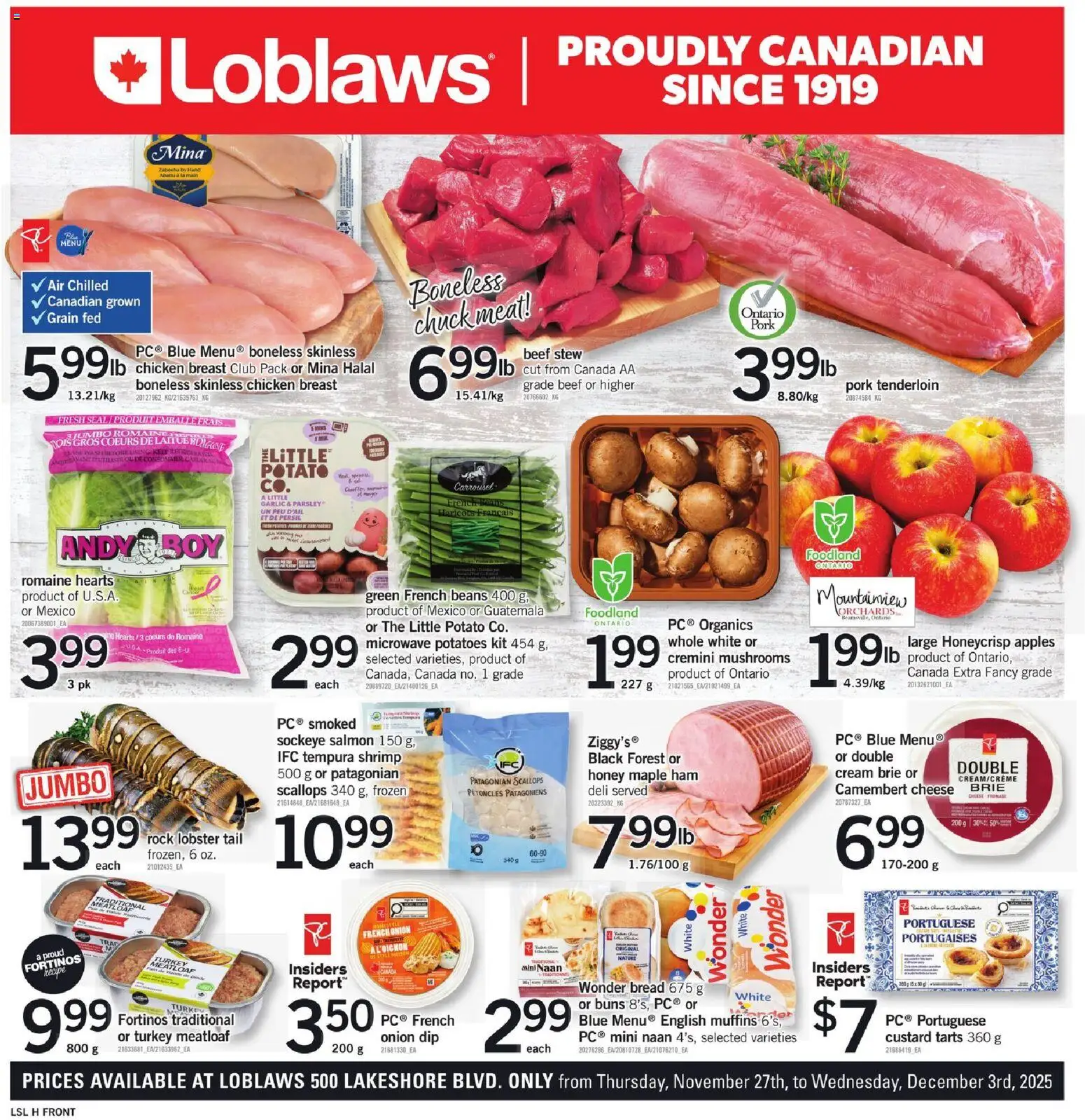 Preview of leaflet Weekly Flyer - ON from shop Loblaws is valid from Nov 27, 2025