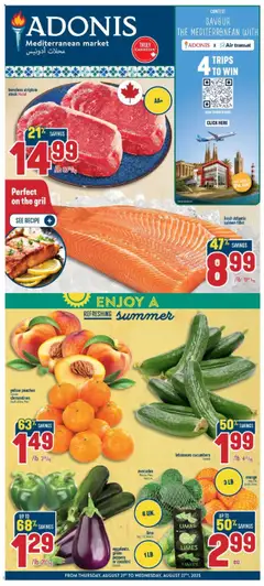 Preview of leaflet Weekly Flyer from shop Adonis is valid from Aug 21, 2025